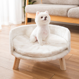 Plush Luxury Pet Bed with Cozy Cushion Pad