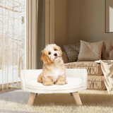 Plush Luxury Pet Bed with Cozy Cushion Pad