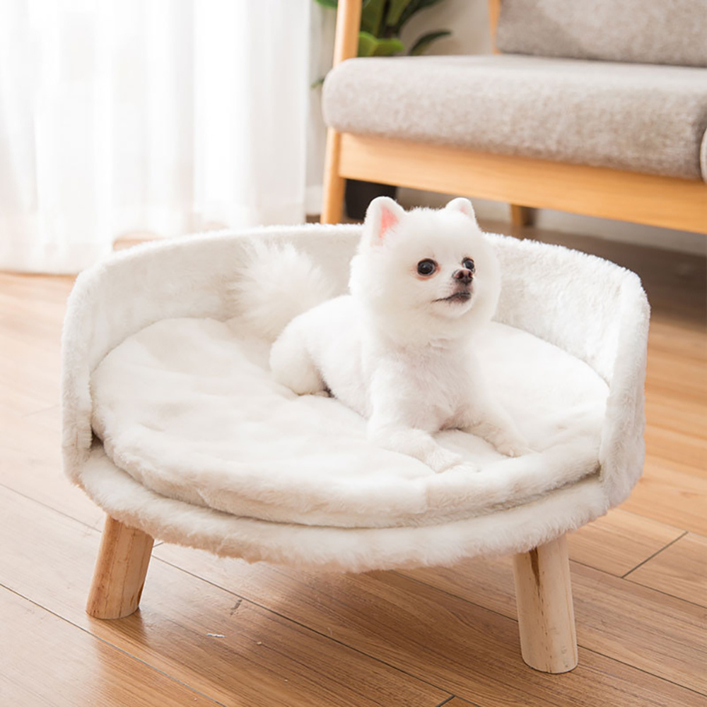 Plush Luxury Pet Bed with Cozy Cushion Pad