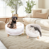 Plush Luxury Pet Bed with Cozy Cushion Pad