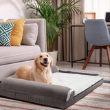 L-shape Pet Calming Bed Chaise Sofa Kennel Mat