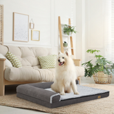 L-shape Pet Calming Bed Chaise Sofa Kennel Mat