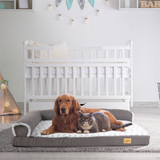 L-shape Pet Calming Bed Chaise Sofa Kennel Mat