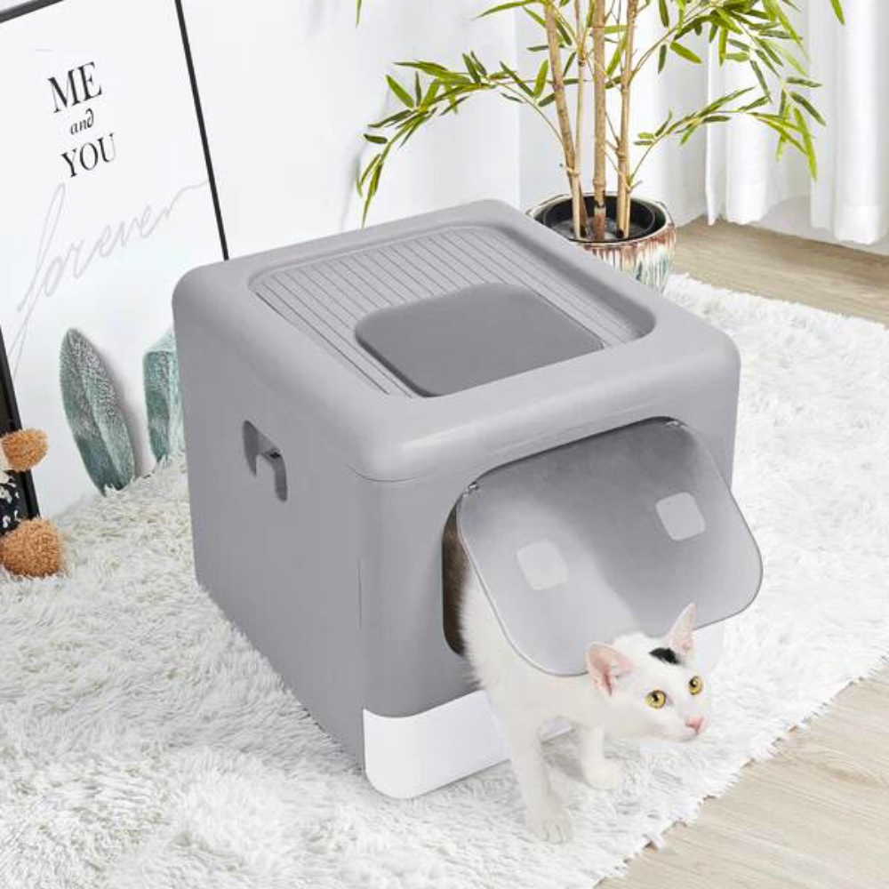 Sleek and Functional Cat Litter Box
