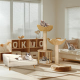 3 Tier Cat Climbing Tree Indoor Activity Center with Scratching Post