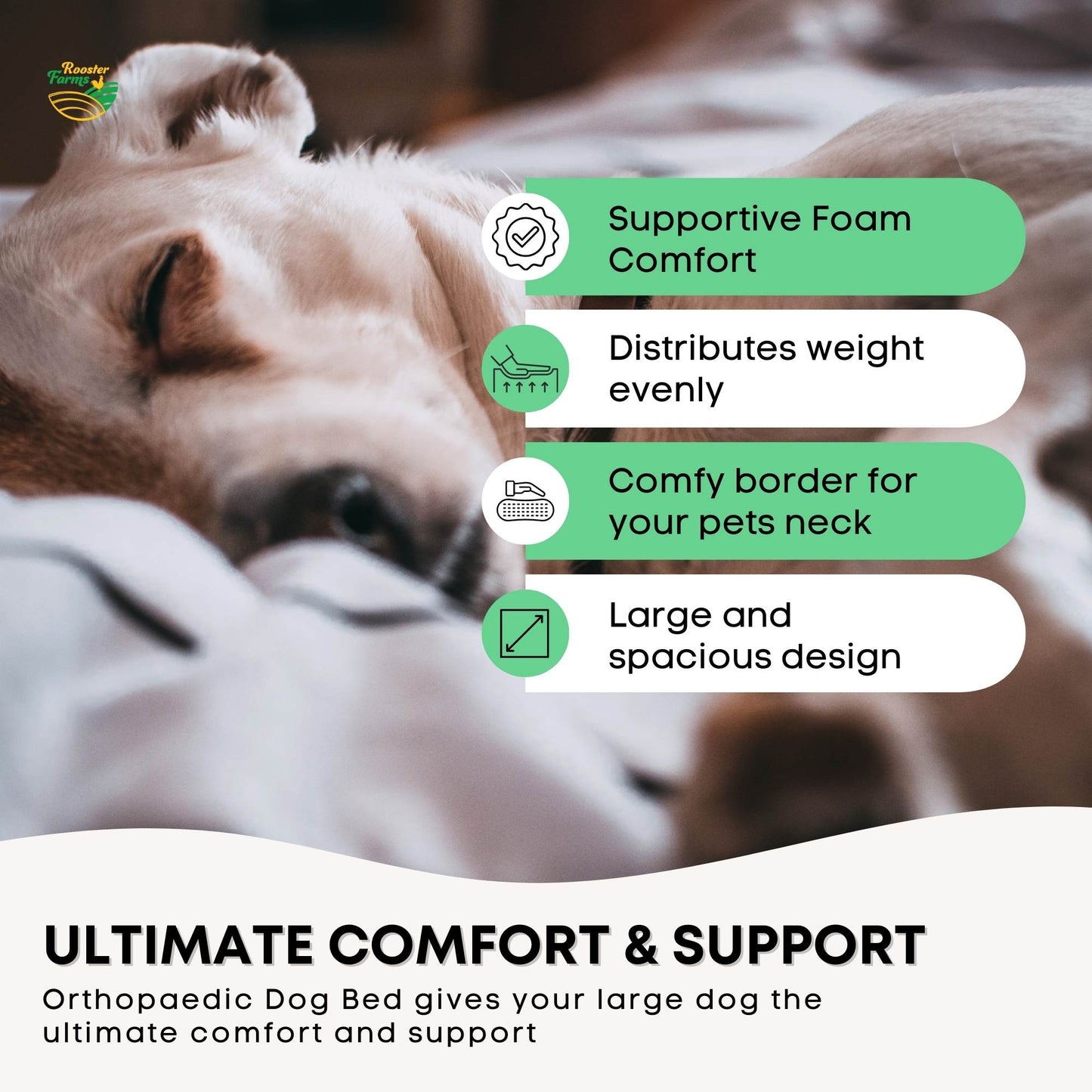 Orthopaedic Dog Bed XL Grey