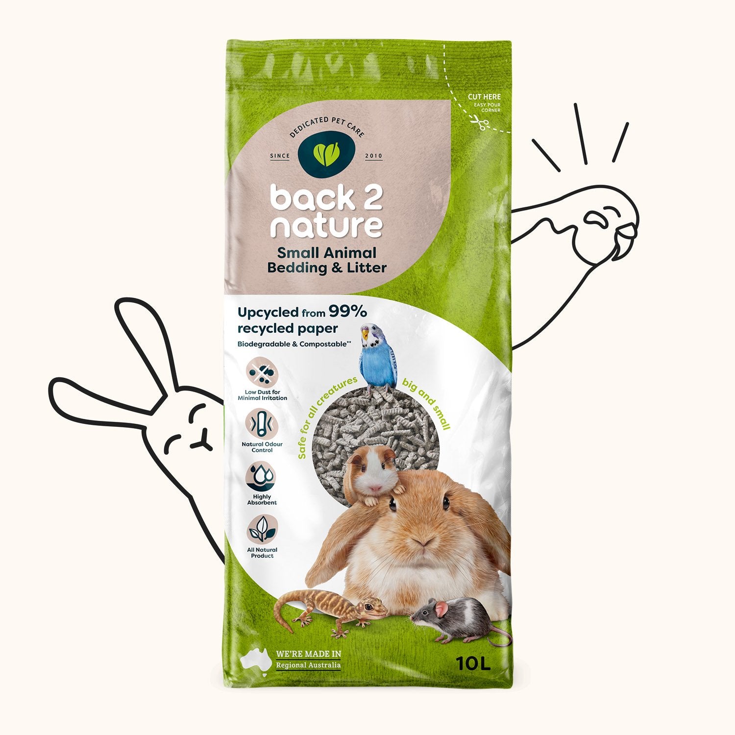 Back 2 Nature Small Animal Bedding & Litter