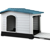Pet Kennel XL Cabin Shelter - Blue