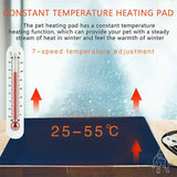 Electric Pet Heat Pad: Waterproof Heating - L