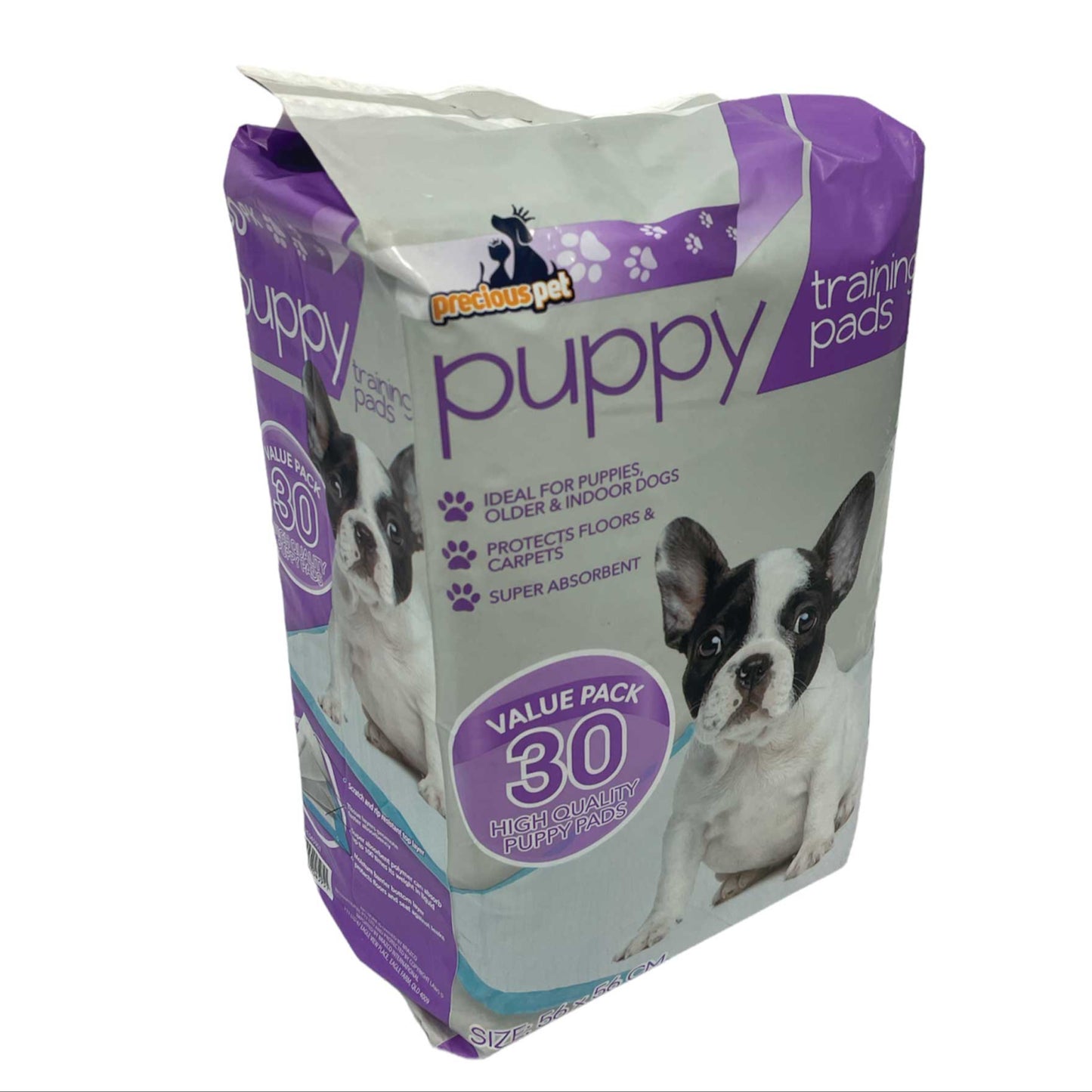 30x Pack Puppy Training Mat 56x56cm Dog Indoor Pads Pee Absorbent Toilet