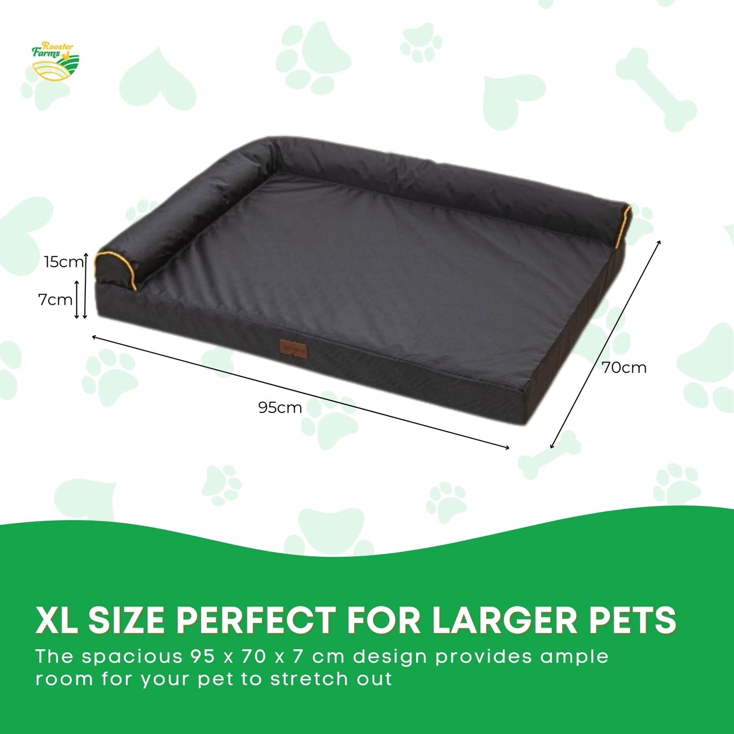 Orthopaedic Dog Bed XL Grey