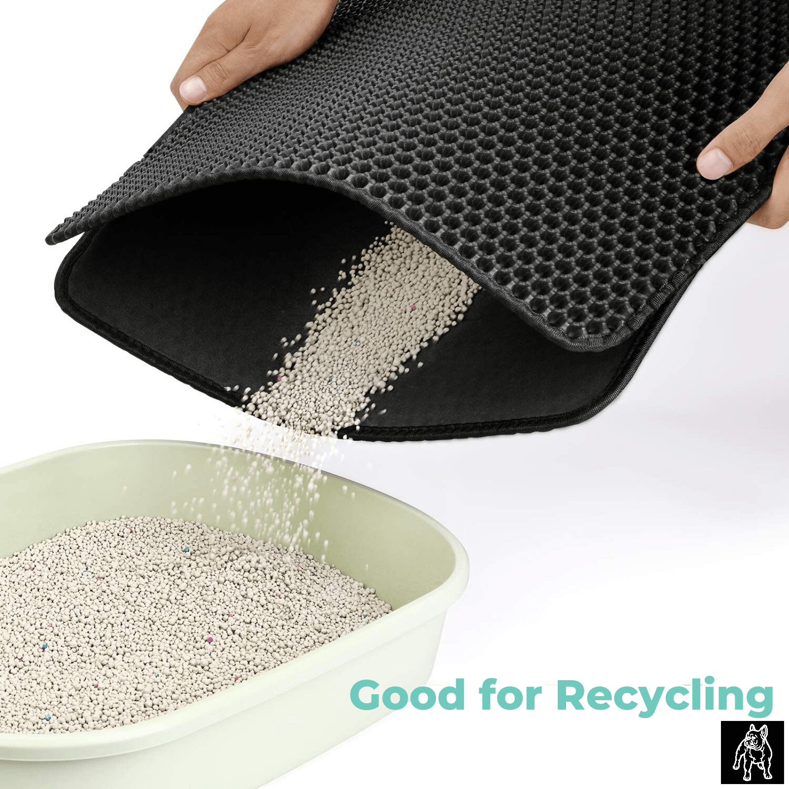 Double Layer Cat Litter Mat Honeycomb Medium