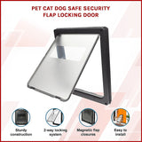 Pet Safe Security Flap Locking Door