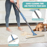 Pet Hair Remover Floor Squeegee with Extendable Handle