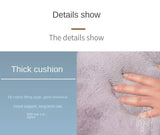 Gray Half-Enclosed Cat Bed - Small Size (28x28x30 cm)