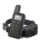 Black Remote Dog Training Collar with Adjustable Shock and Vibration
