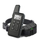 Black Remote Dog Training Collar with Adjustable Shock and Vibration