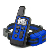 Blue Remote Dog Training Collar with Adjustable Shock and Vibration