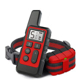 Red Remote Dog Training Collar with Adjustable Shock and Vibration