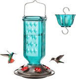 Elegant Hanging Hummingbird Feeder - Green