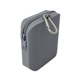 Gray Silicone Dog Treat Pouch (Set of 2) - Waterproof, Portable for Training & Walks