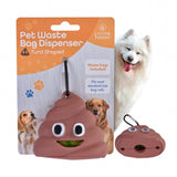 Pet Poop Dispenser and 15 Biodegradable Unscented Waste Bags