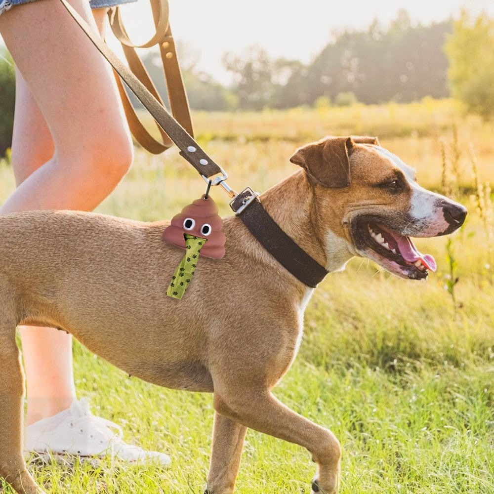 Pet Poop Dispenser and 15 Biodegradable Unscented Waste Bags