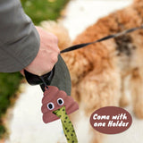 Pet Poop Dispenser and 15 Biodegradable Unscented Waste Bags