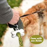 Pet Poop Dispenser and 45 Biodegradable Unscented Waste Bags