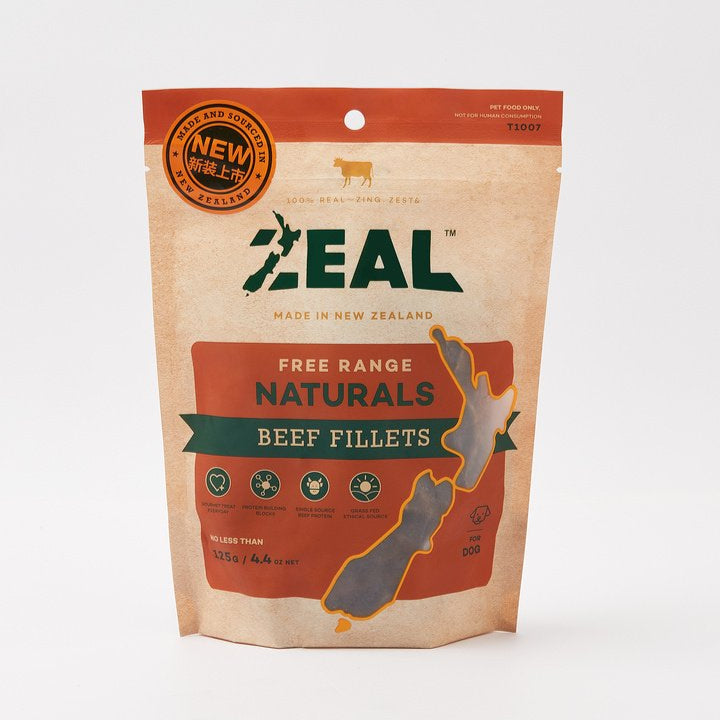 Zeal 125g Beef Fillets - Free Range