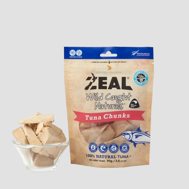 Zeal 70g Tuna Chunks - NZ Wild Caught