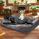 Jumbo Orthopedic Pet Bed Elevated Cushion Warm Waterproof Mattress