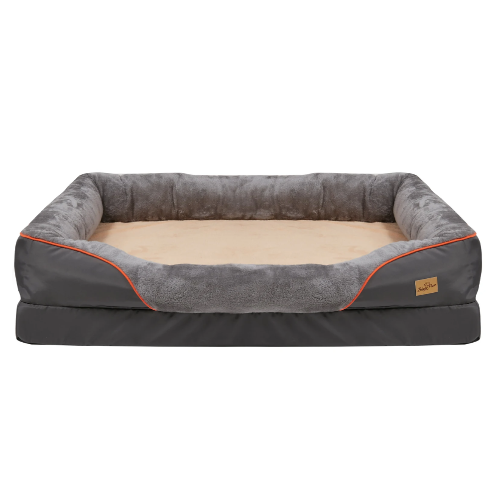 Jumbo Orthopedic Pet Bed Elevated Cushion Warm Waterproof Mattress