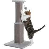 80CM Scratching Post for Indoor with Nature Sisal Ball