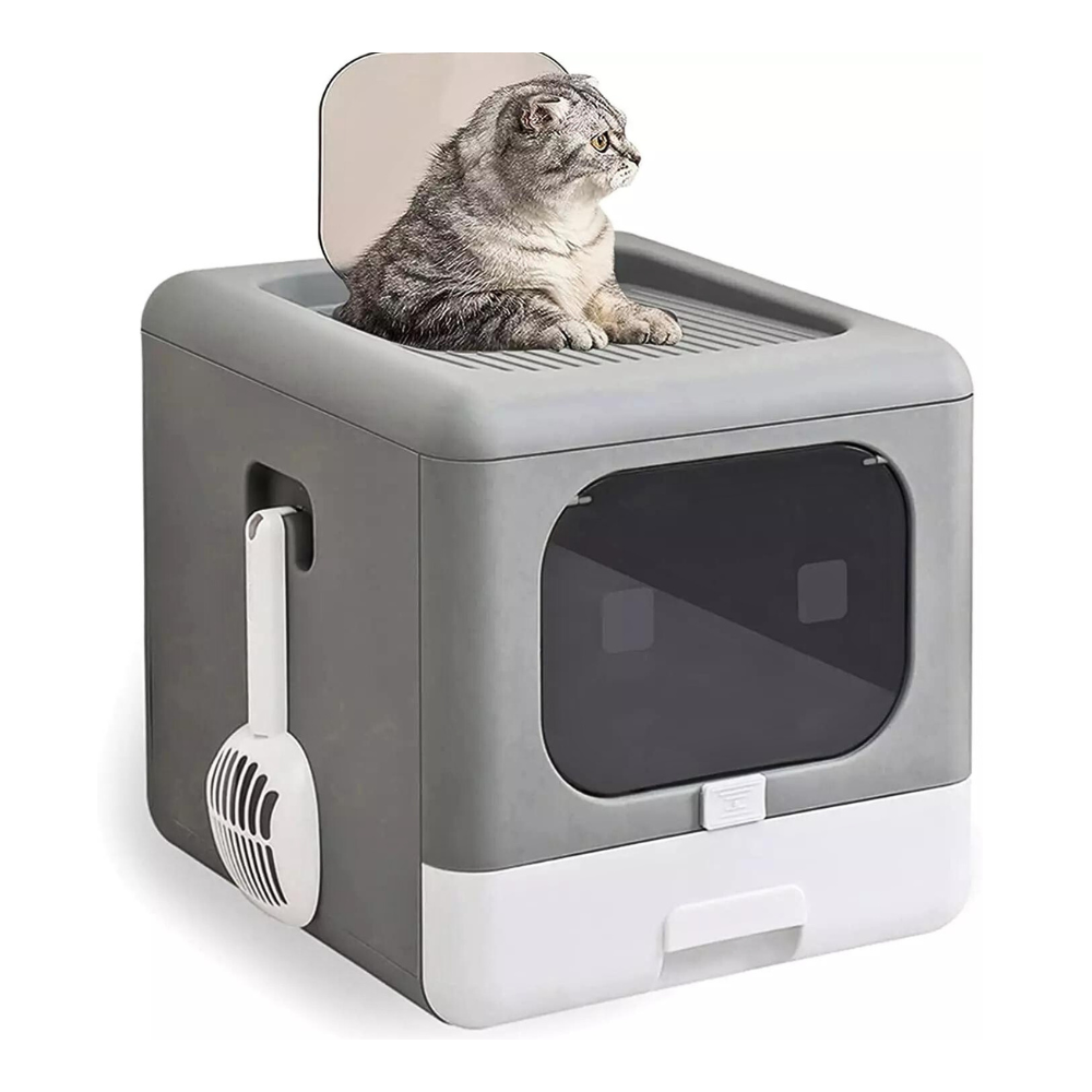 Sleek and Functional Cat Litter Box