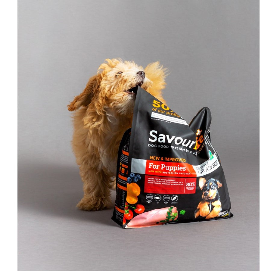 SavourLife Grain Free Dry Dog Food for Puppies - Chicken