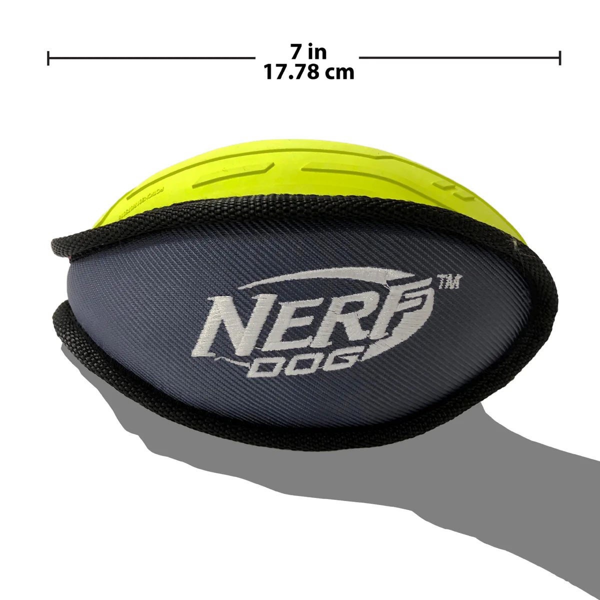 Nerf Dog - Rubber/Nylon Plush Football