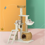 Cat Tree Tower Scratching Post Scratcher 138cm