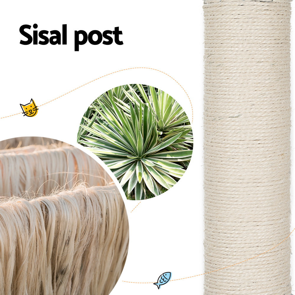 Cat Tree Tower Scratching Post Scratcher 142cm