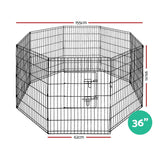 8 Panel Playpen Pet Fence Exercise Enclosure