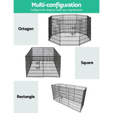 8 Panel Playpen Pet Fence Exercise Enclosure