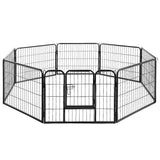24" 8 Panel Pet Playpen Exercise Cage
