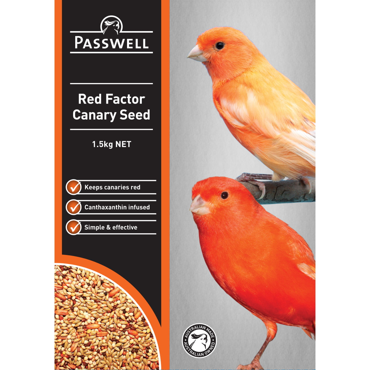 Passwell - Canary Seed Red Factor 1.5kg