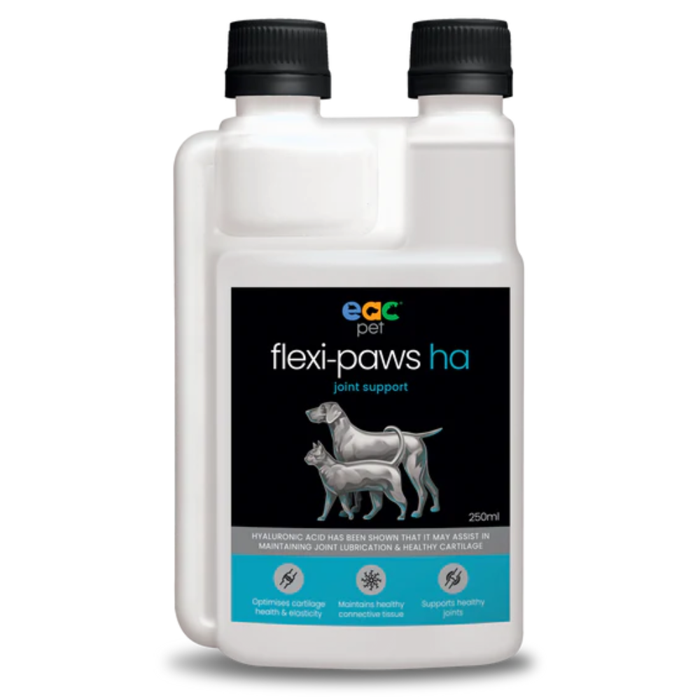 Liquid Hyaluronic Acid – EAC Flexi‑Paws HA (Dogs & Cats)