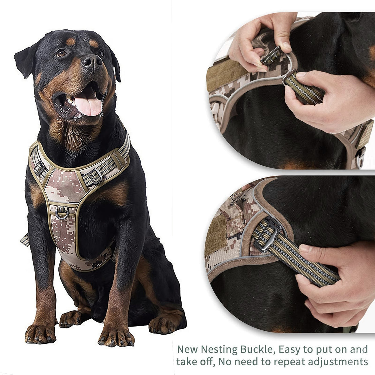Tactical Harness No Pull Adjustable Training Vest
