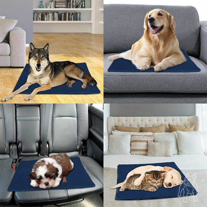 Electric Pet Heat Pad: Waterproof Heating Mat for Cat Dog Bed | Chew Resistant XL