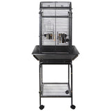 Large Bird Cage Aviary Carrier With Stand & Wheel