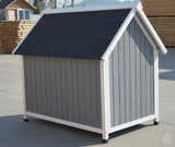 Grey Timber Pet Wooden Cabin - Large