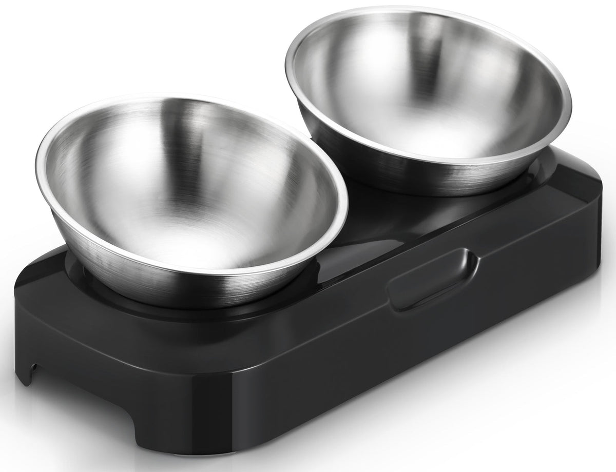 Stainless Steel Pet Bowls Portable Anti Slip Skid Feeder