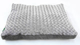 Medium Pet Bed Kennel Cushion 85 x 60cm Blue/Grey